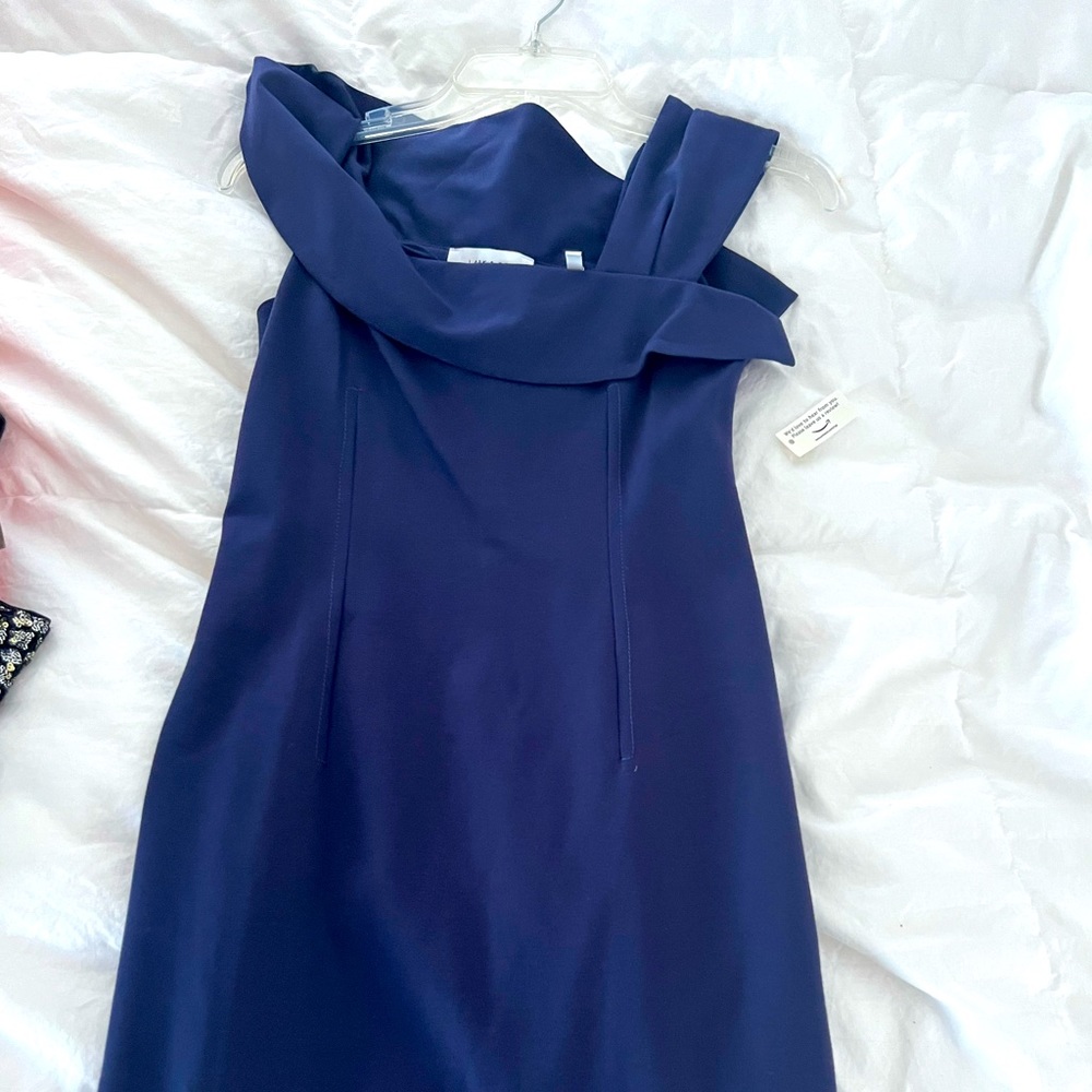 NWT lark and ro navy blue mini dress